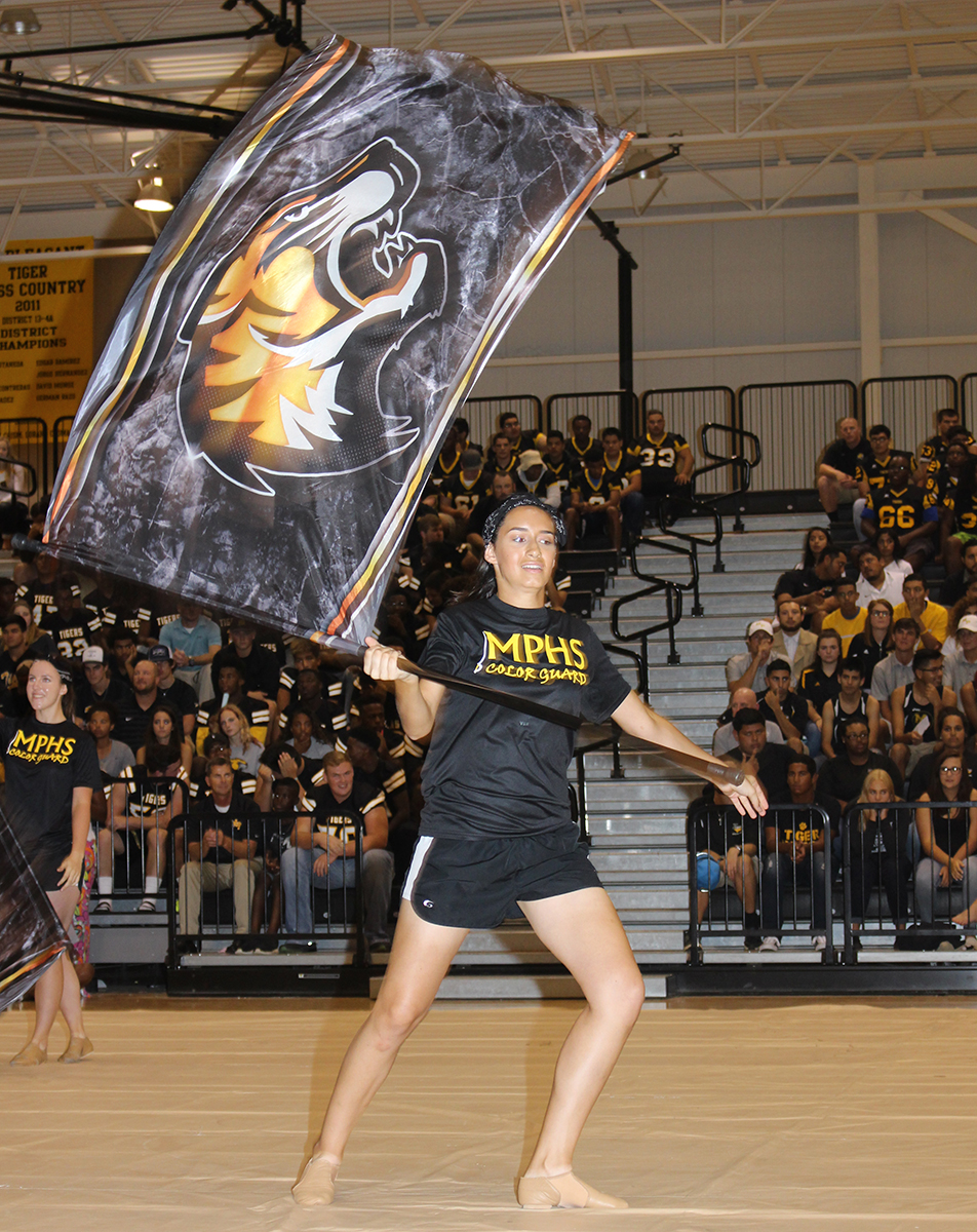 MPHS Holds Color Guard Camp Mount Pleasant High School