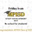 Friday, May 16 Staff Development/Graduation Day