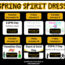Check Out the Spring Semester Spirit Dress Days