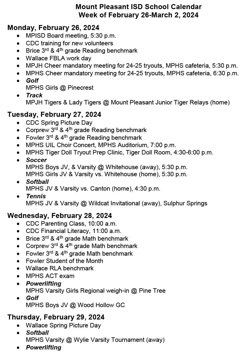 Mount Pleasant ISD
